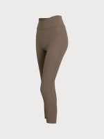Coffee V-Waist Leggings 24" - Image 7