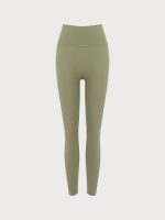 Green Gold Cut Out Leggings 24" - Image 7