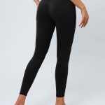 Black Cut Out Leggings 24"