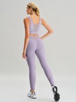 Light Purple Cut Out Leggings 24" - Image 10