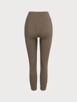 Coffee V-Waist Leggings 24" - Image 6