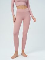 Pink V-Waist Leggings 24"