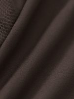 Coffee U Neck Long Sleeve Top - Light Support - Image 6