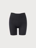 Black Cut Out Shorts 5" - Image 6