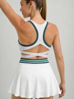 Textured Contrast Trim Sports Skirt - Image 2