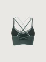 Sage Green X Cross Sports Bra - Light Support - Image 10