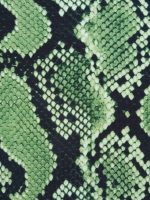 Green Snake Print Reversible Triangle Bikini Top - Image 9