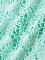 Cyan Textured High Cut Bikini Bottom - Image 9