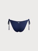 Blue Crochet Tie Bikini Bottom - Image 6