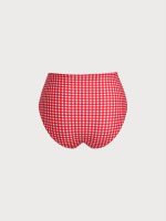 Red Gingham Plus Size Tankini Bottom - Image 8