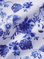 Blue Contrast Print Bikini Top - Image 9