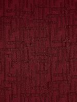 Wine Red Textured High Waisted Bikini Bottom - Image 7