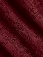Wine Red Monogram Halter Bikini Top - Image 9