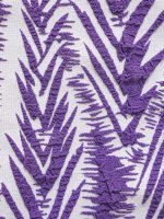Purple Leaf Textured Tie Bikini Bottom - Image 10