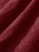 Wine Red Lyocell Cover Up Shirt - Image 12