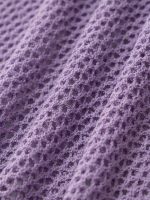 Purple Round Neck Cover-up Dress - Image 8