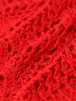 Red Crochet Cover-Up Skirt - Image 8