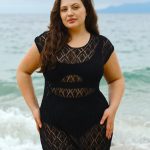 Black Plus Size Cover Up