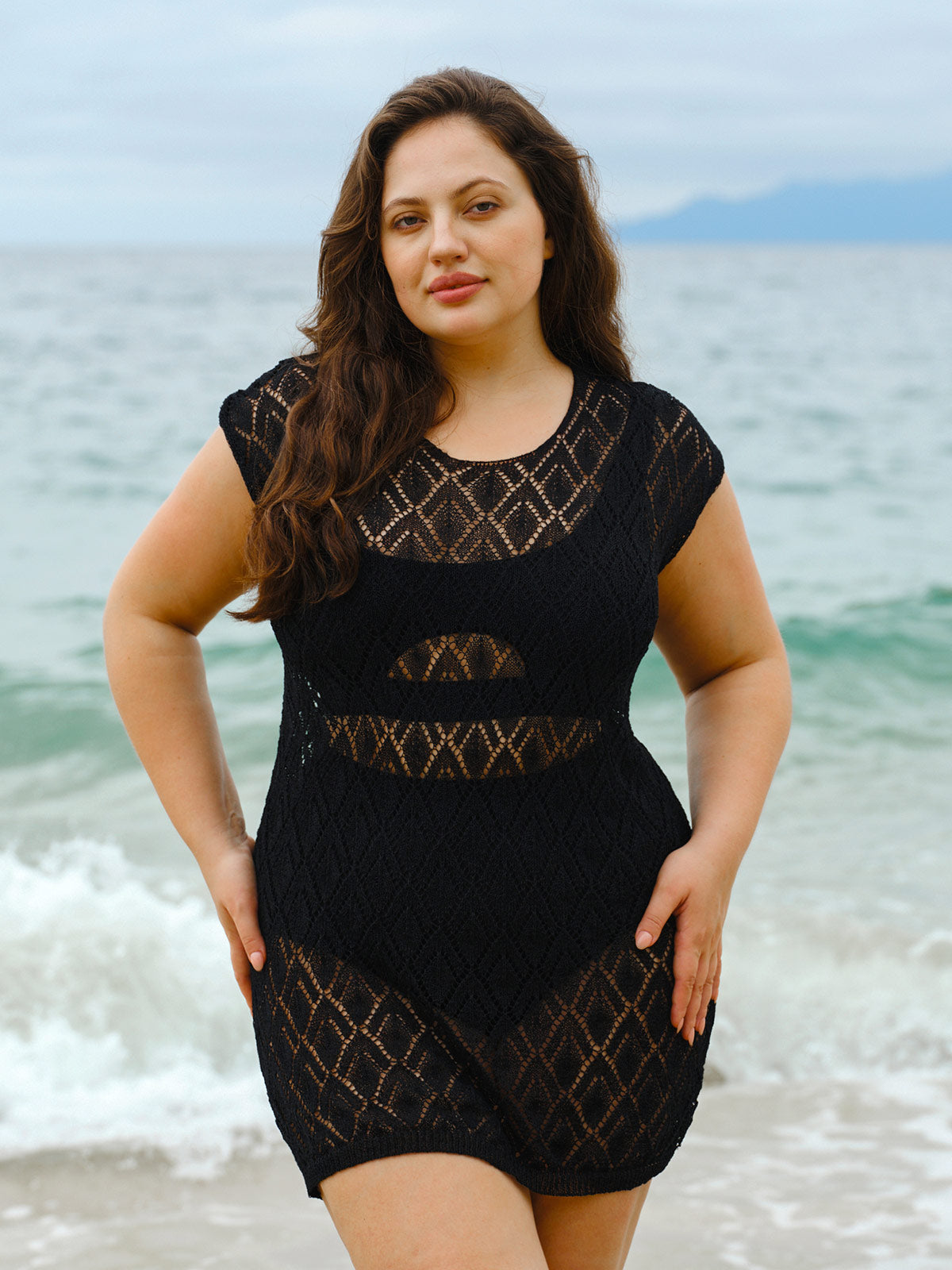 women_-s-knitted-acrylic-cover-ups-sustainable-plus_size_cover-ups-z9yvwp Black Plus Size Cover Up - Image 1