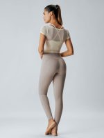 Cut Out Short Sleeve Top--Light Support - Image 4