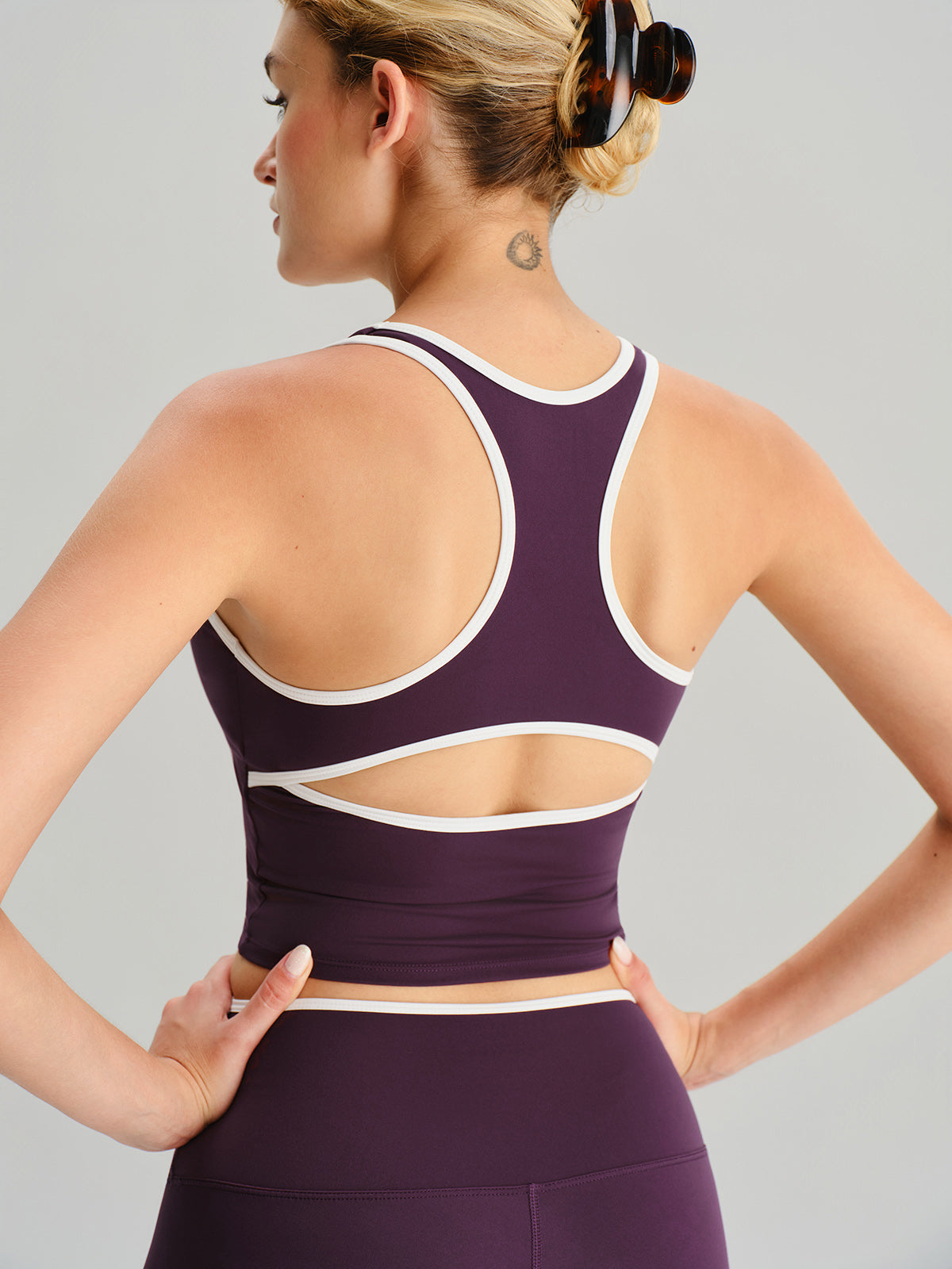 women_-s-knitted-nylon-yoga-tank-tops-sustainable-yoga_tops-cu2vxt Purple V Neck Tank Top - Image 1