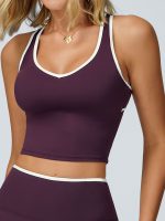 Purple V Neck Tank Top - Image 6
