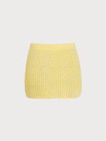 Yellow Starfish Crochet Cover Up Skirt - Image 7