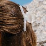 Pearlescent Shell-Shaped Hair Claw