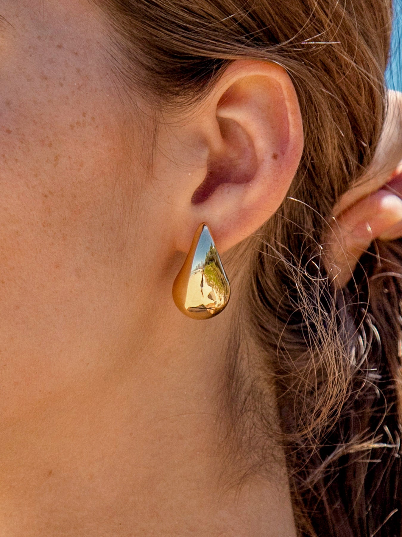 women_s-copper-earrings-sustainable-earrings-gzy6np Gold Copper Earrings - Image 1