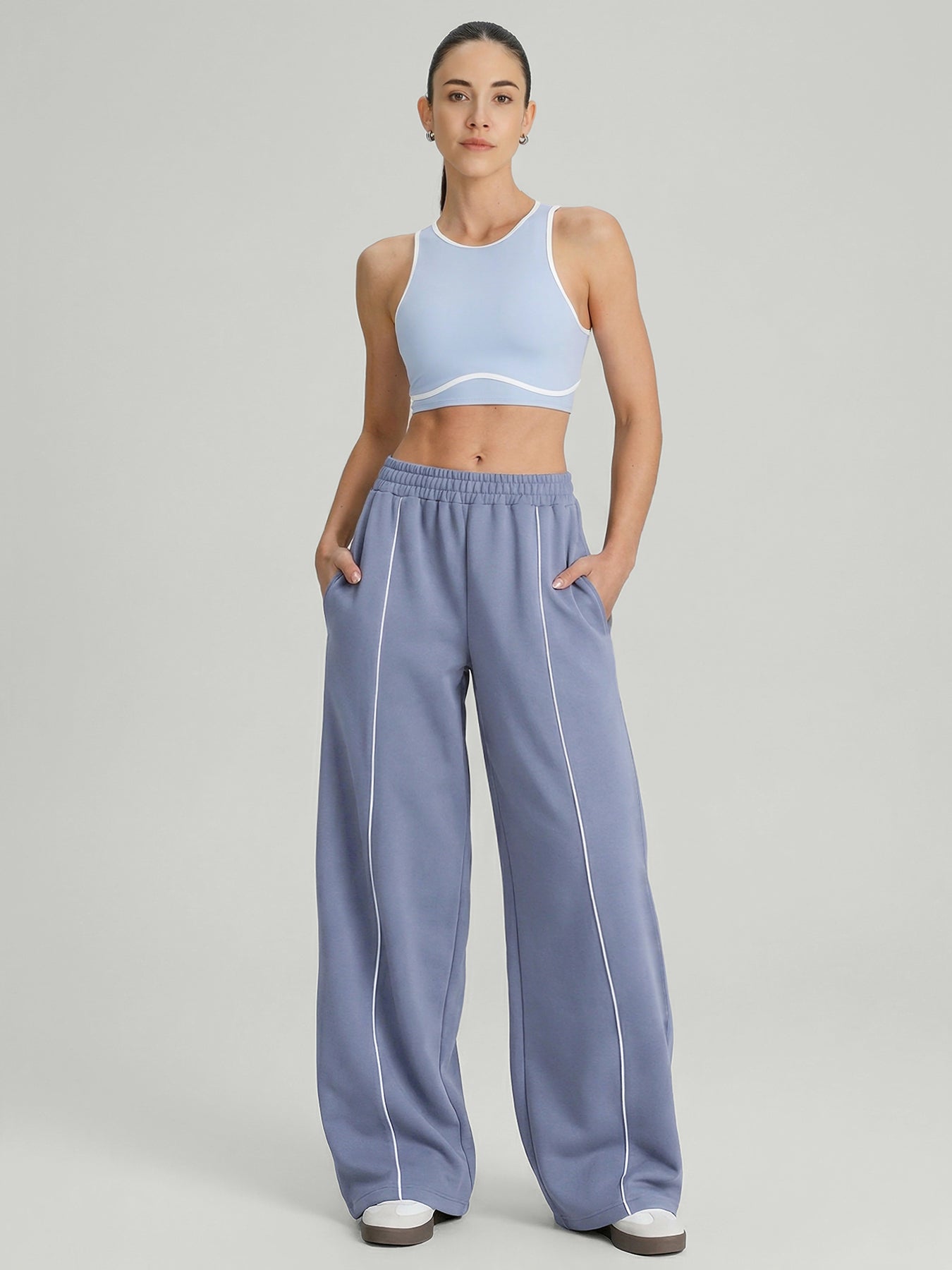 women_s-knitted-cotton-pants-sustainable-yoga_bottoms-qfjsqy Dusty Blue Side Pockets Cotton Pants - Image 1