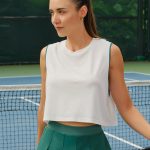 White Cotton Workout Tank Top