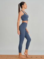Blue Cut Out Leggings 24" - Image 6