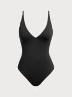 V Neck Tummy Control One-Piece Swimsuit - Image 8