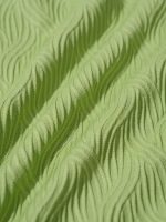 Light Green Textured Plunge One-Piece Swimsuit - Image 8