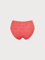Red Jacquard Plus Size Bikini Bottom - Image 8