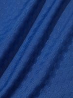 Blue Jacquard Plus Size Bikini Bottom - Image 8