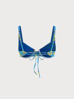 Floral Ruched Underwire Plus Size Bikini Top - Image 6