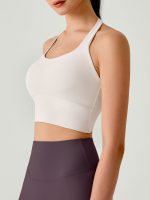 Lvory Halter Twist Back Sports Bra - Image 2