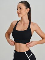 Black I-Back Sports Bra - Light Support - Image 4
