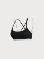 Black Contrast Bralette Sports Bra - Image 8