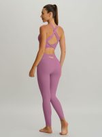 Pink Twist X-Cross Sports Bra - Light Support - Image 10