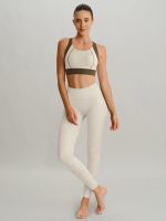 Ivory Contrast I-back Sports Bra - Light Support
