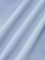 Light Blue Contrast U Neck Sports Bra - Light Support - Image 11