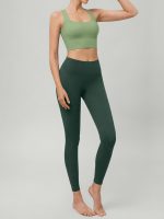 Light Green Twist X-Cross Sports Bra - Light Support - Image 7