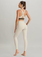 Ivory Contrast I-back Sports Bra - Light Support - Image 2