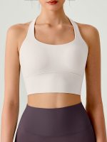 Lvory Halter Twist Back Sports Bra - Image 3