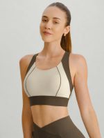 Ivory Contrast I-back Sports Bra - Light Support - Image 5
