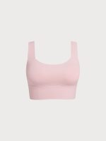 Light Pink Twist X-Cross Sports Bra - Light Support - Image 6