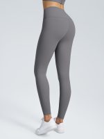 Gray High Waisted Leggings 24"