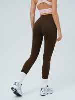 Dark Coffee Workout Leggings 24" - Image 9